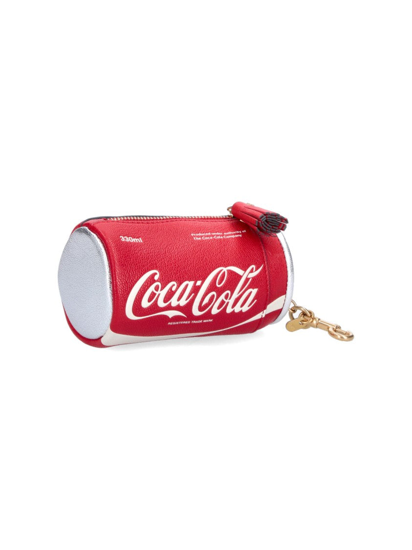 Anya Hindmarch Red Coca Cola Goat Leather Coin Purse