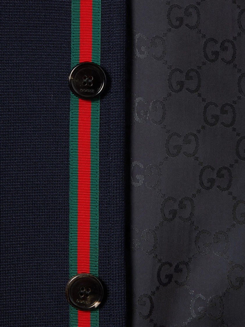 Gucci Navy Tailored Notch Lapel Casual Jacket