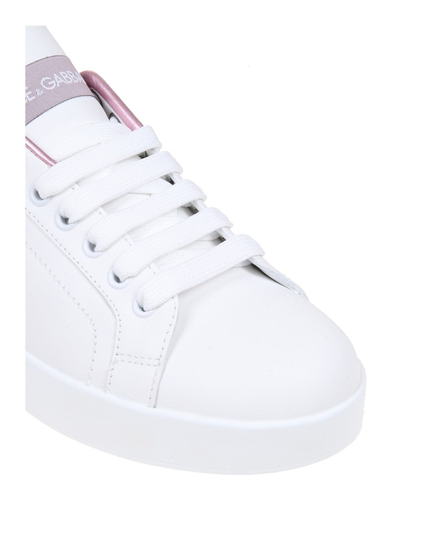 Dolce & Gabbana Portofino Sneakers In Nappa Leather