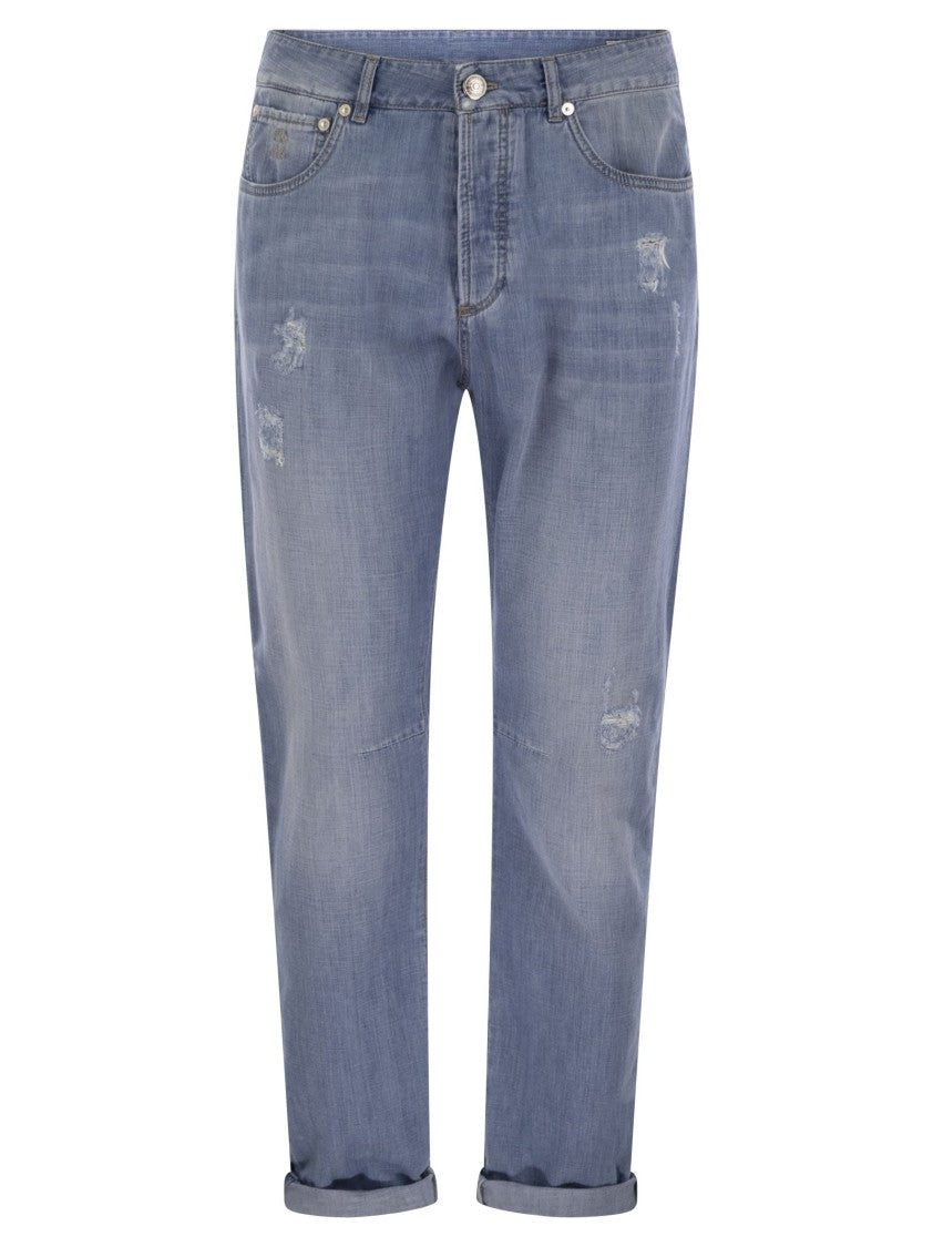 Brunello Cucinelli Five-Pocket Leisure Fit Trousers