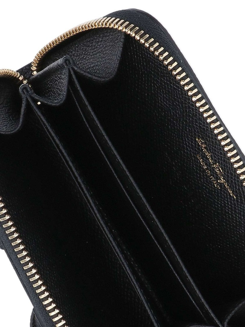 Ferragamo "Fiocco Vara" Card Holder – Black