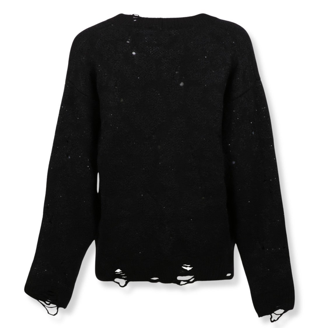 Laneus Textured Knit Cardigan With Button-Up Front