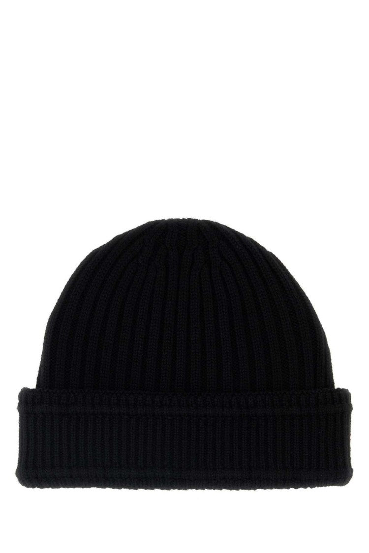 Burberry Black Wool Beanie