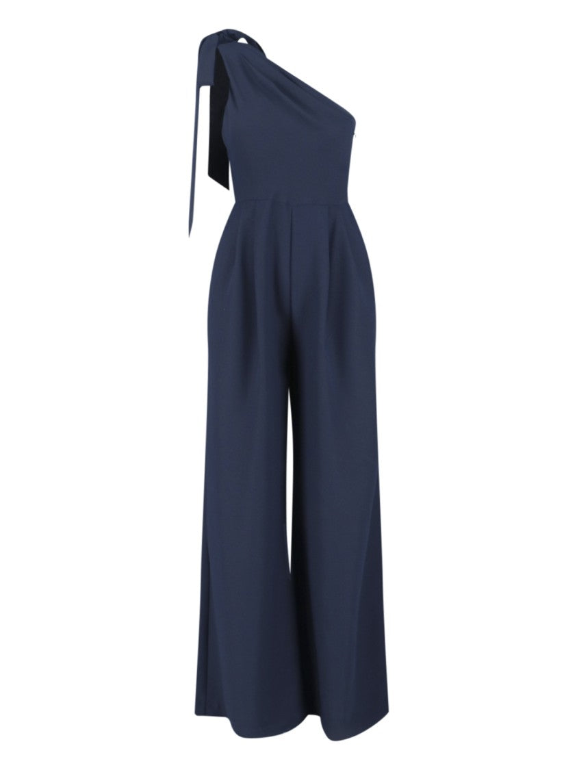 Polo Ralph Lauren One-Shoulder Jumpsuit – Navy