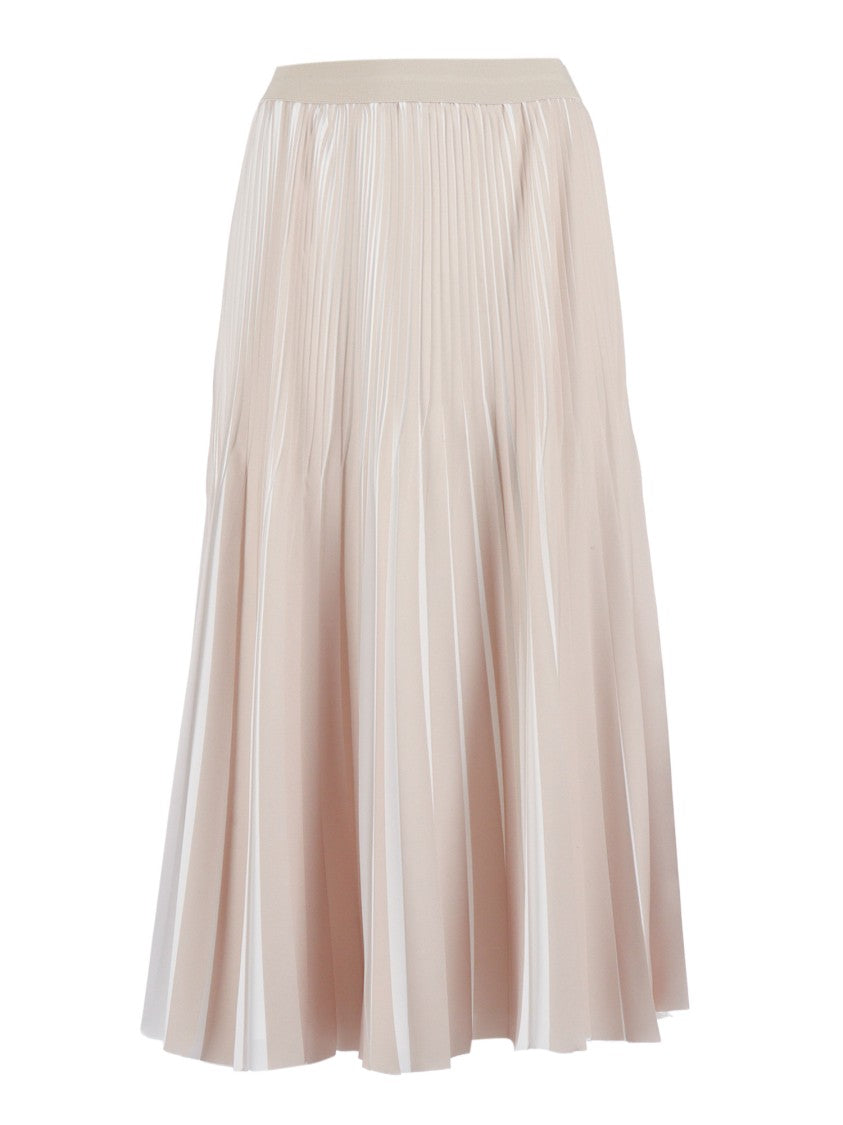 Peserico Pleated Midi Fitted Skirt