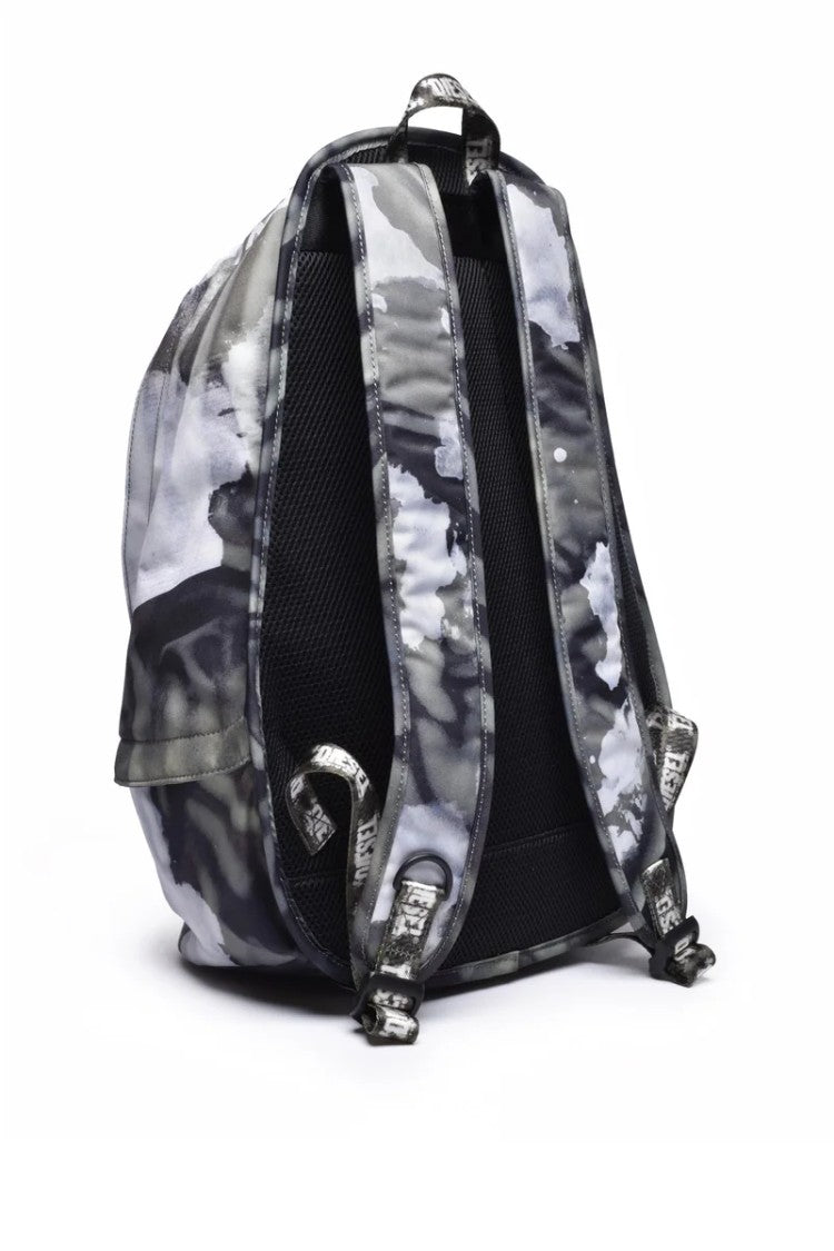 Diesel Structured Urban Backpack With Abstract Pattern