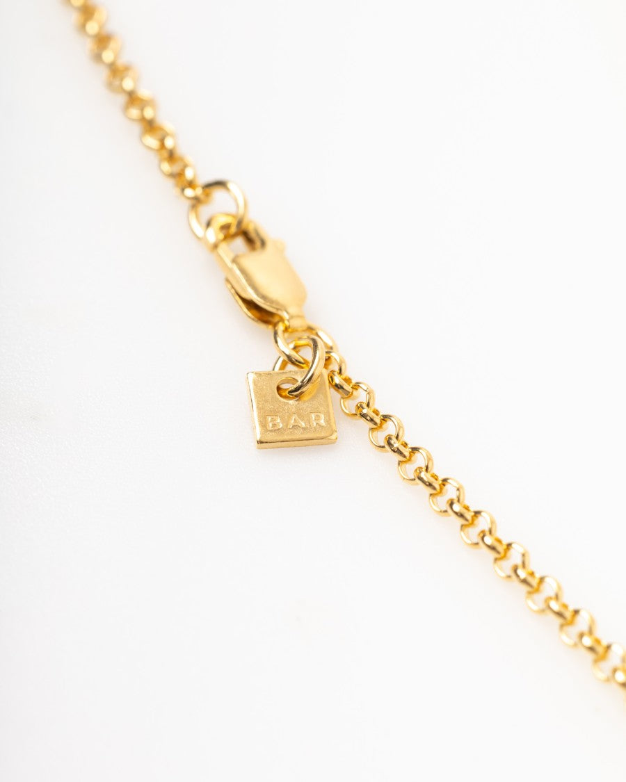 Bar Jewellery Cascade Necklace – Gold-Plated Silver