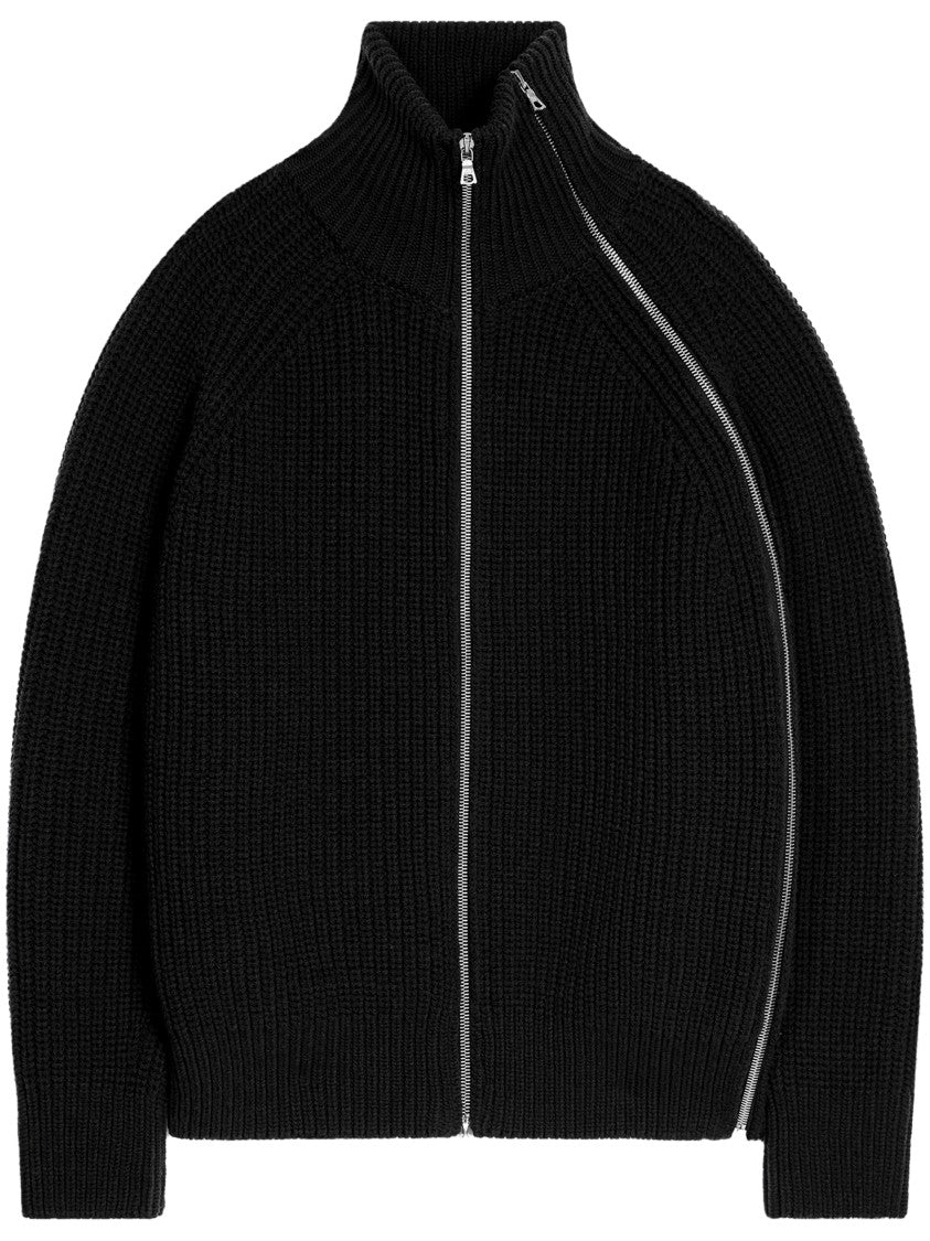 Dries Van Noten Classic Deep Black Wool Sweater