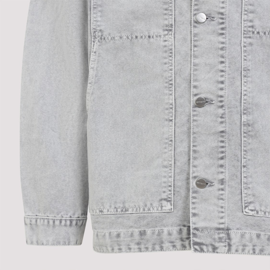 Carhartt Wip Og Arctic Grey Cotton Jacket