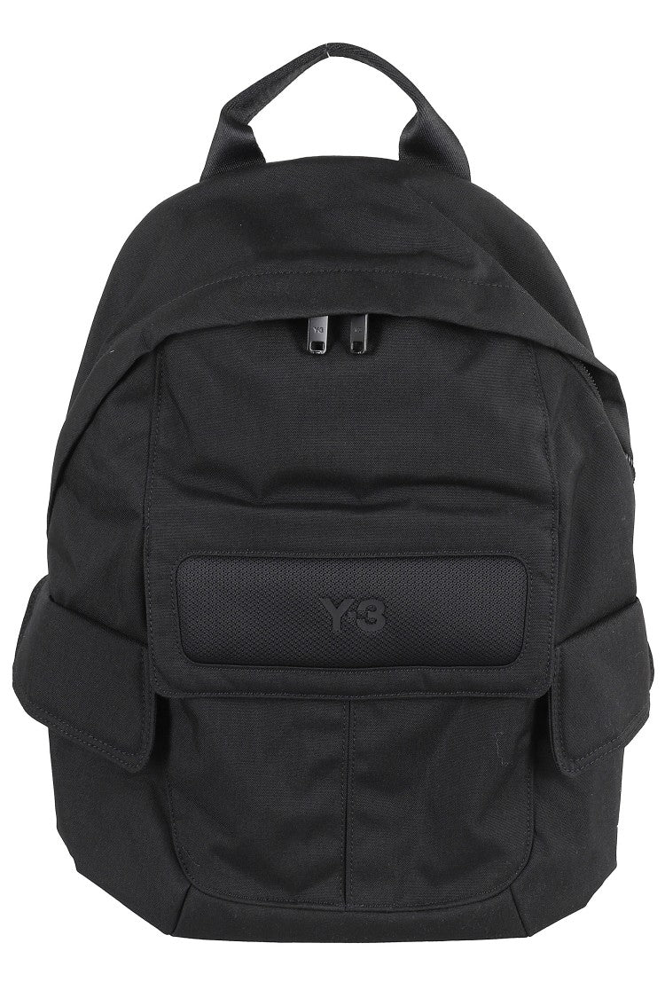 Y-3 Black Polyester Backpack With Spacious Interior