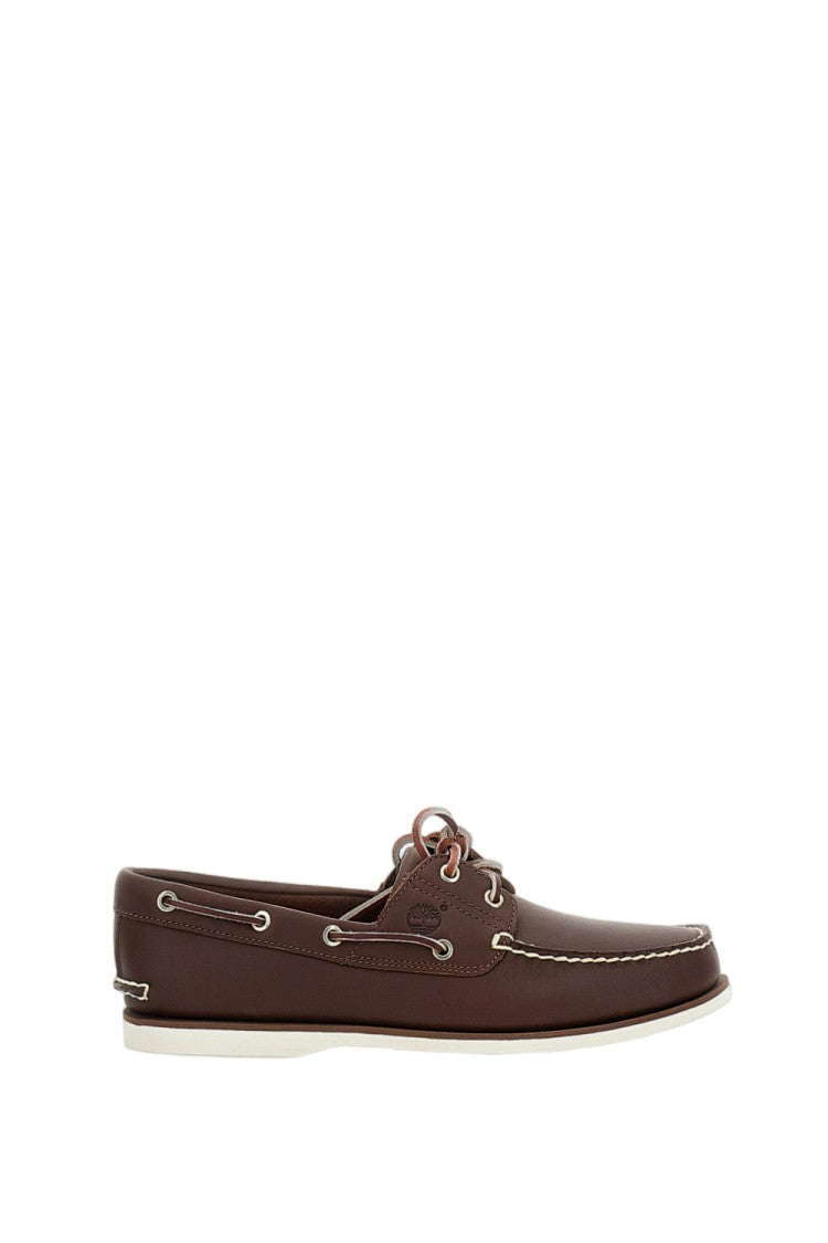 Timberland Brown 'Classic Boat' Leather Boat Shoes