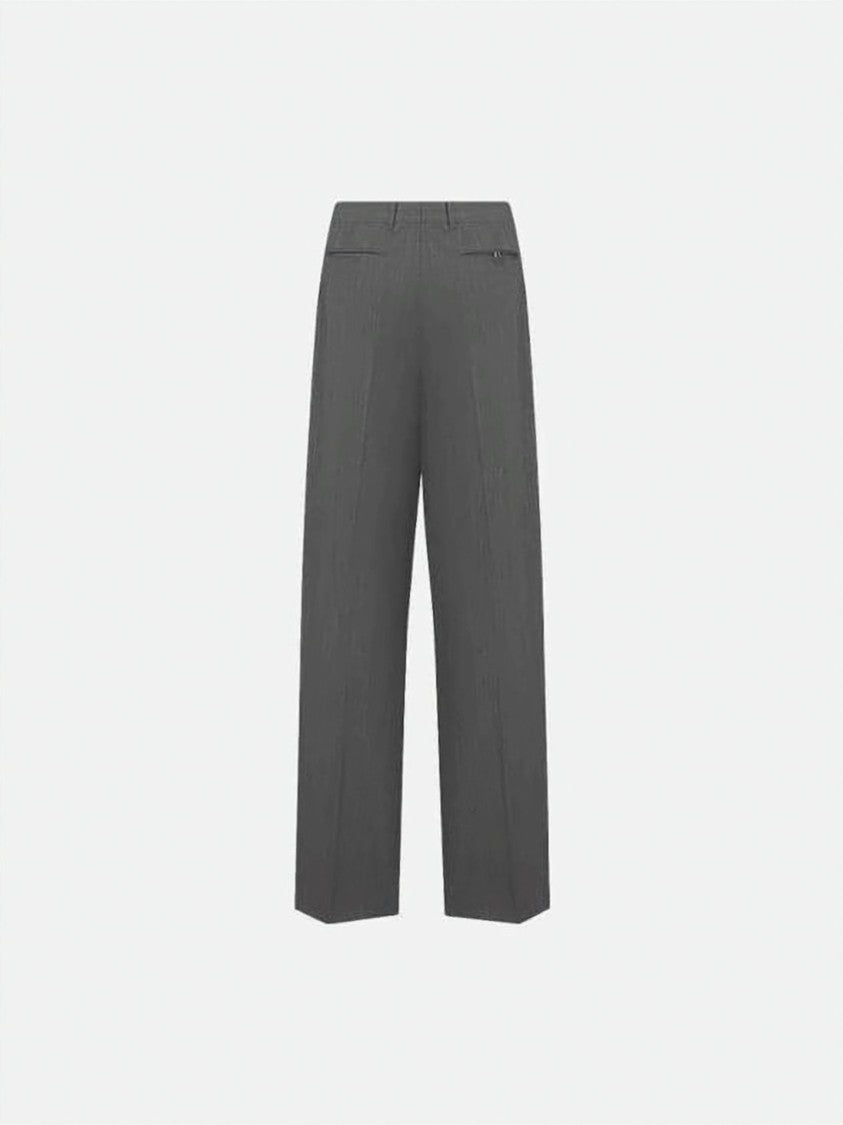 Dior Tailored Wool Suit Pants With Straight-Leg Silhouette
