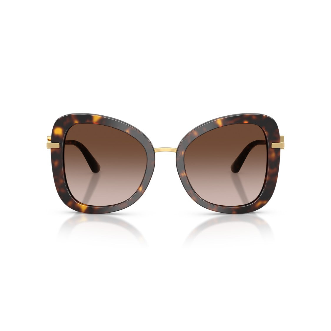 Dolce & Gabbana 0Dg4535 Oversized Square Sunglasses With Tortoiseshell Acetate Frame