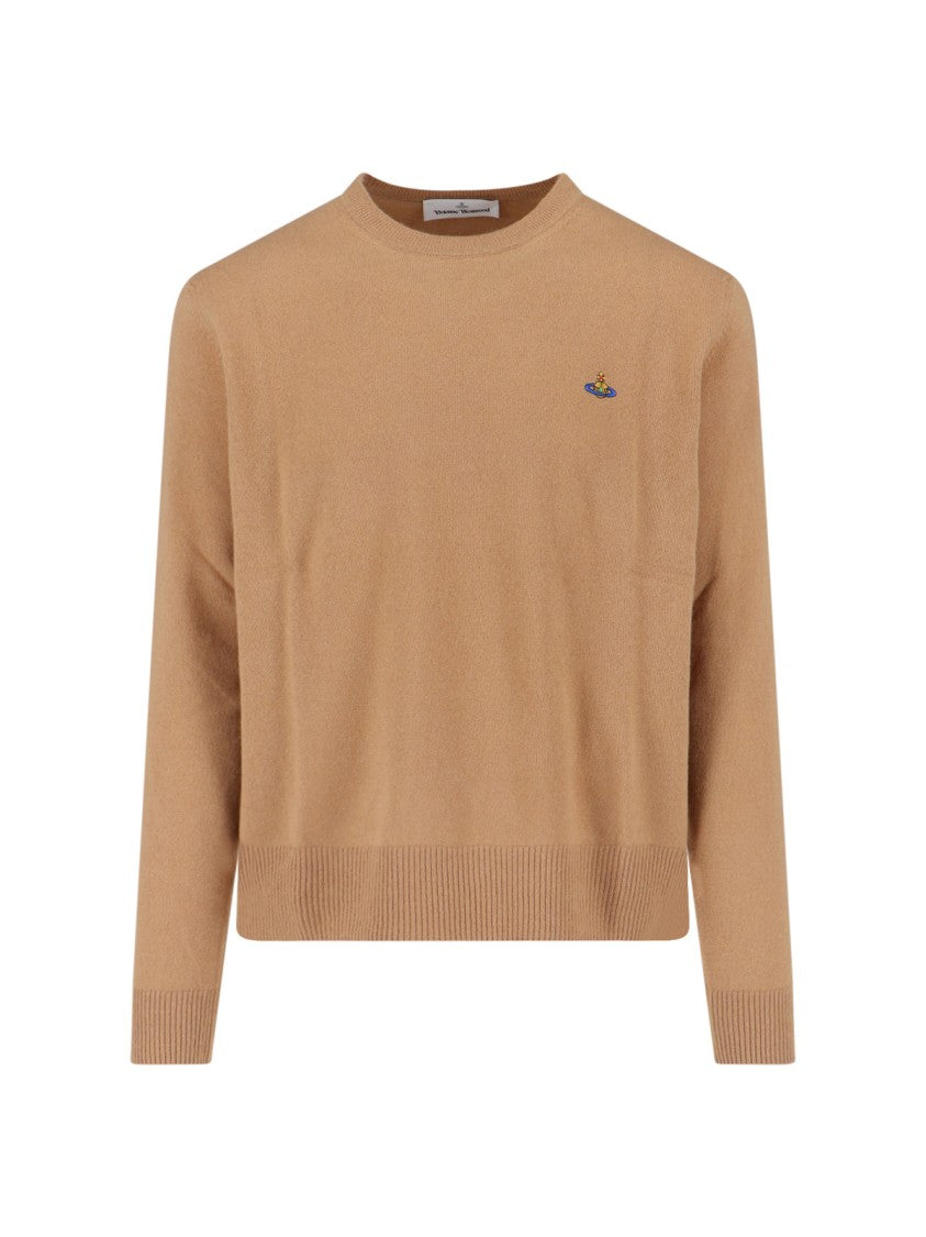 Vivienne Westwood "Orb" Sweater – Light Brown