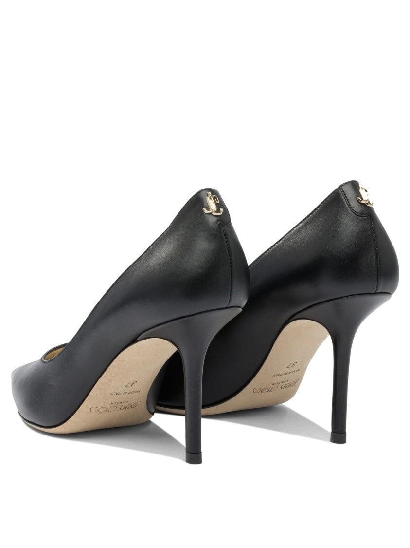 Jimmy Choo Pointed Toe Pumps With Mid-Height Stiletto