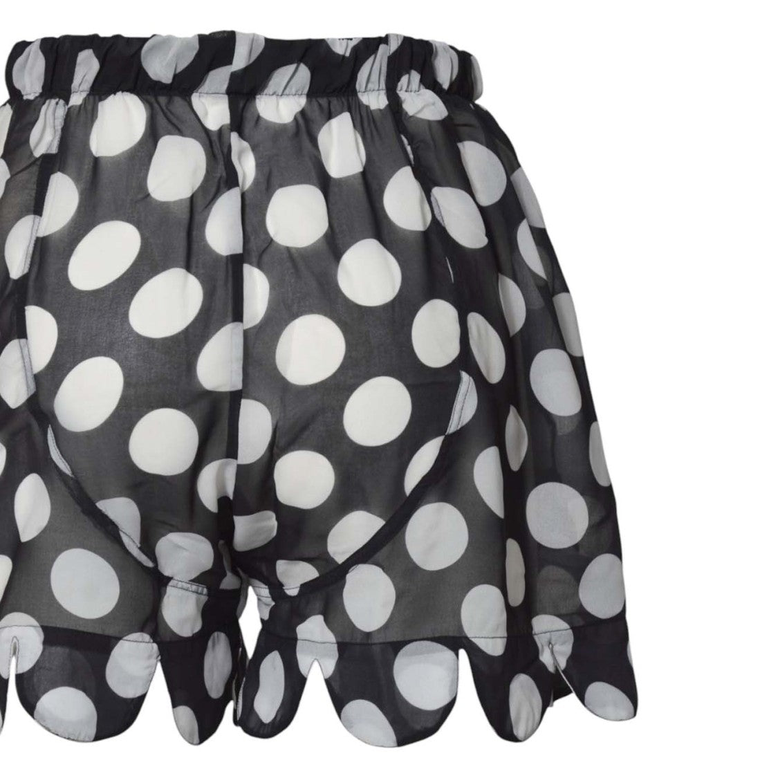 Charles Jeffrey Loverboy Black/White Polka Dot Voile Boxer Shorts