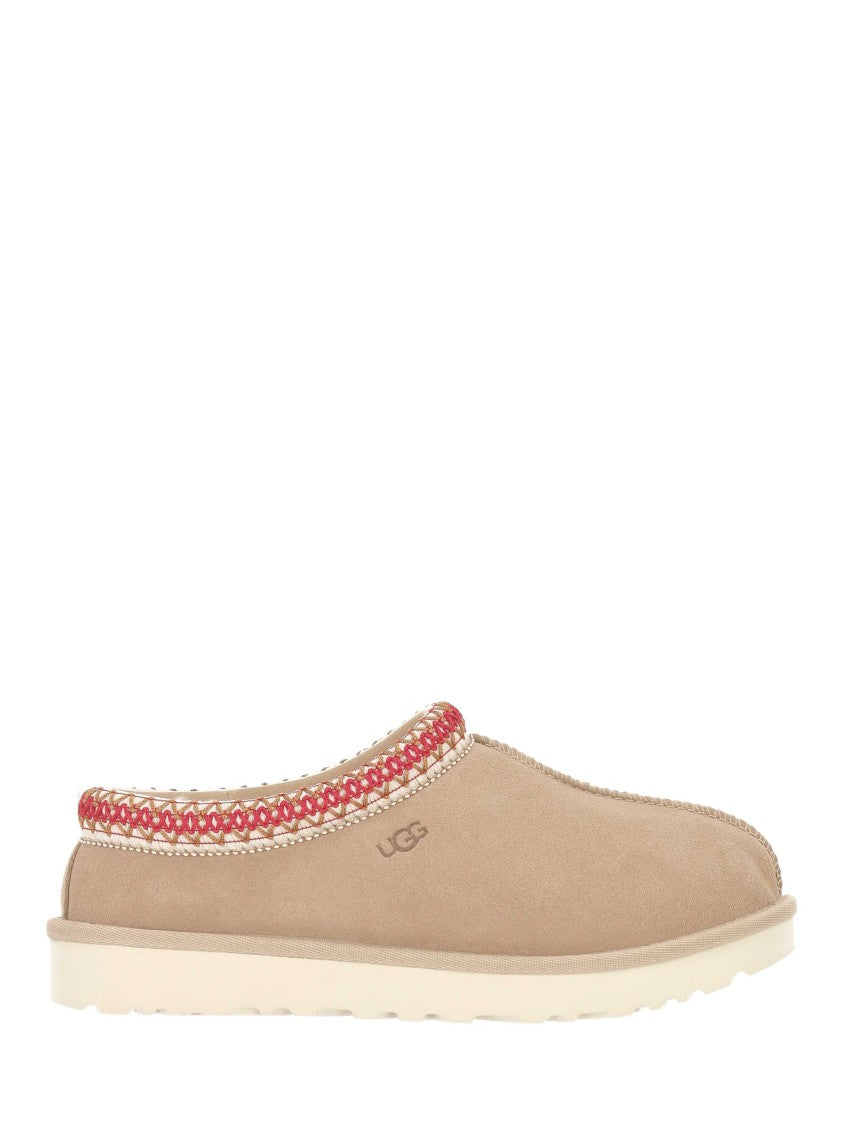 Ugg Brown Decorative Woven Suede Slipper