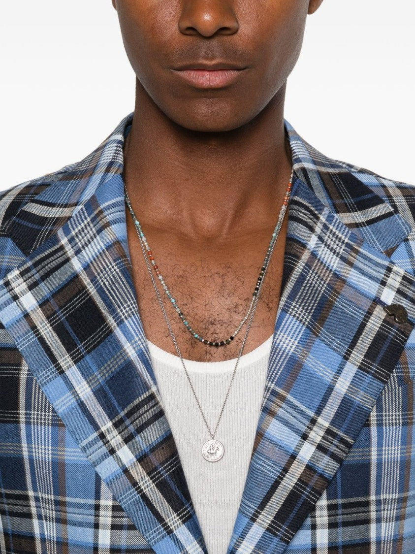 Gabriele Pasini Tailored Checked Notch Lapels Blazer