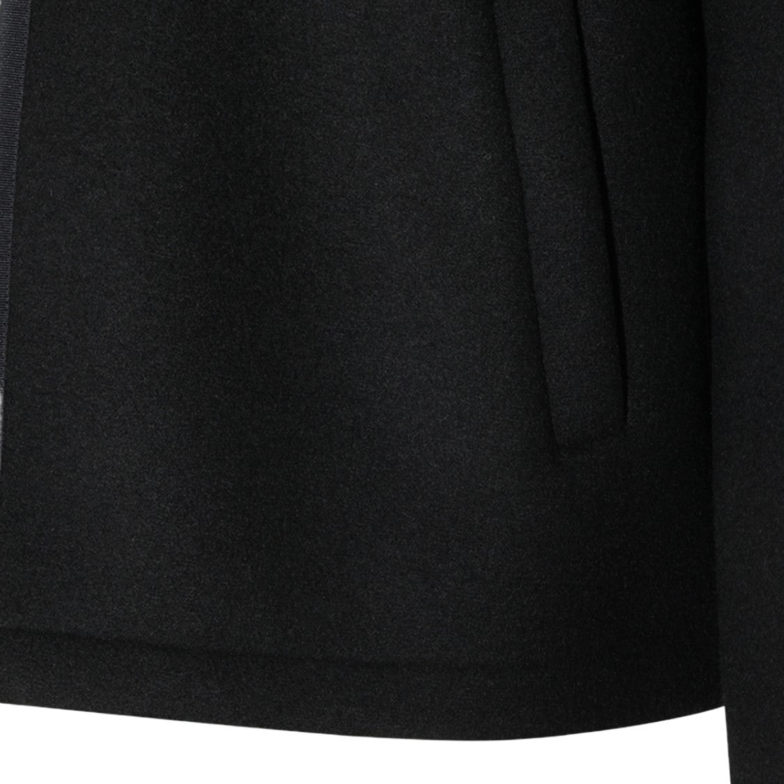 Laminar Streamlined Black Hooded Seam Detail Jacket