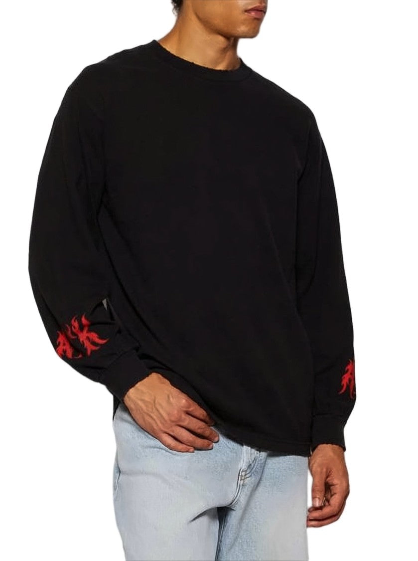 Gallery Dept. Long-Sleeve T-Shirt With Subtle Red Accents