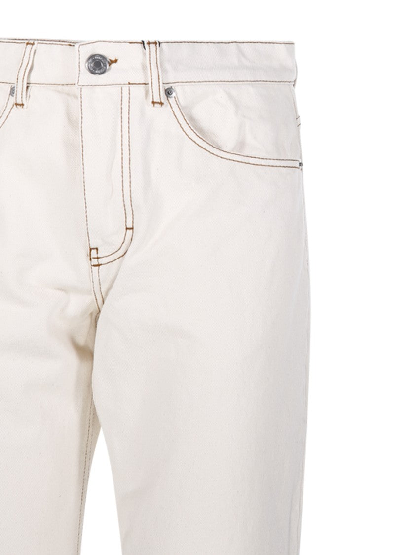 Ami Classic Straight-Leg Jeans With High Waist