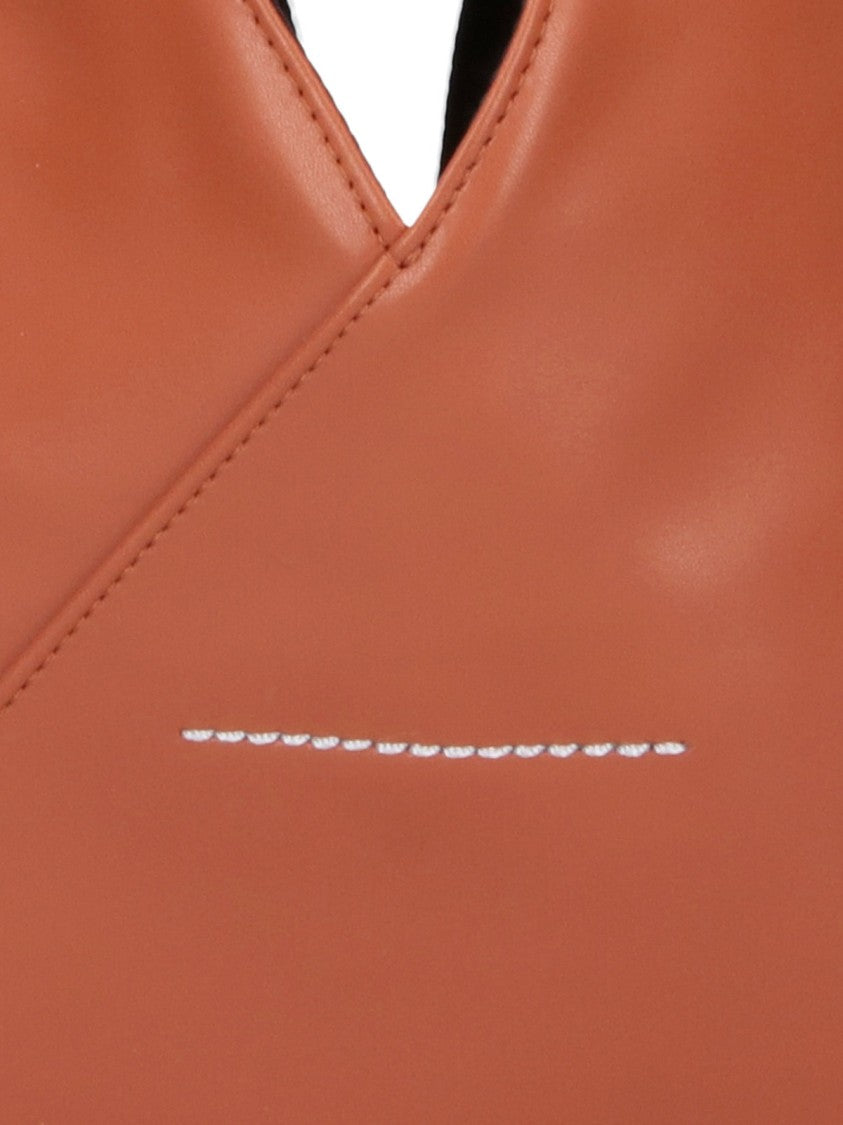 Mm6 By Maison Margiela "Japanese" Mini Tote Bag Brown