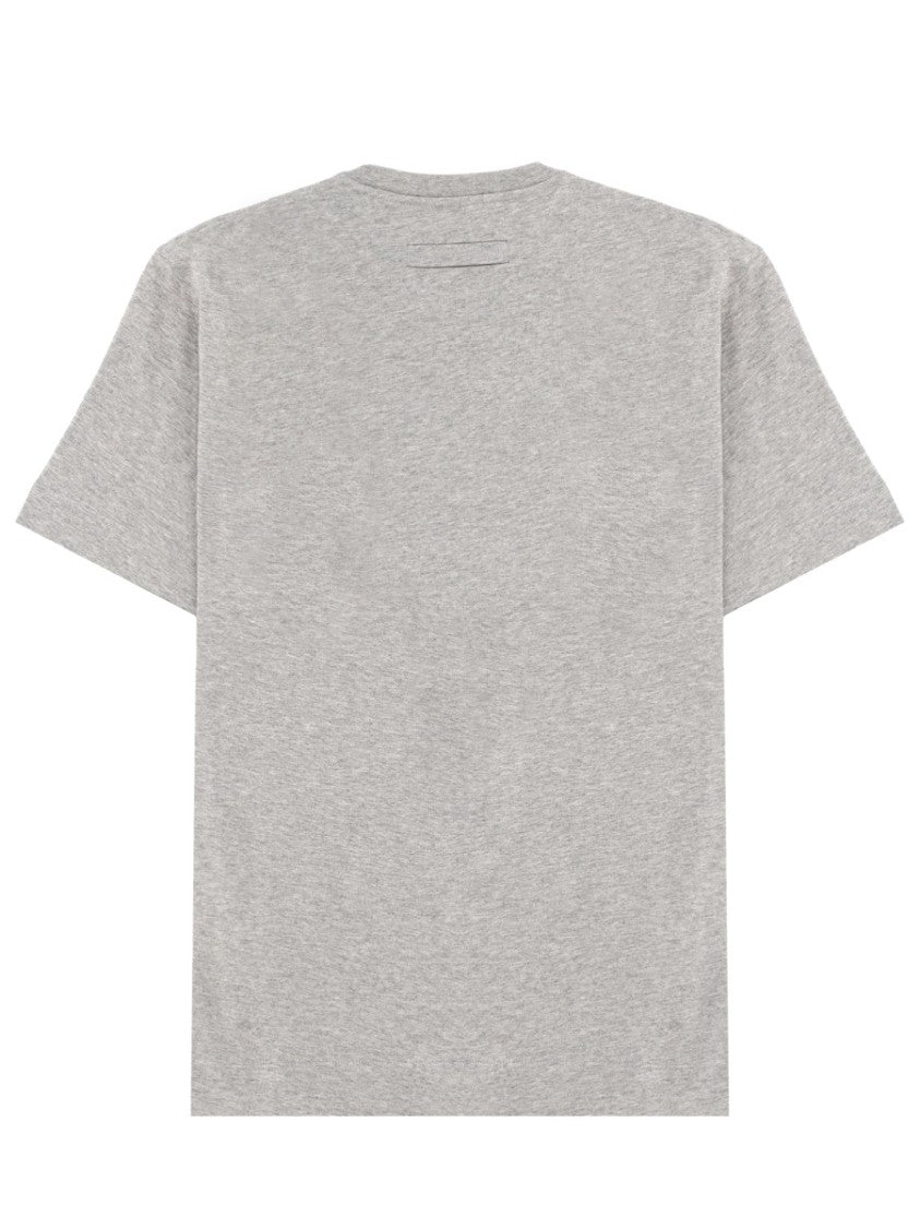 Zegna Classic Crew Neckline Chest Logo T-Shirt