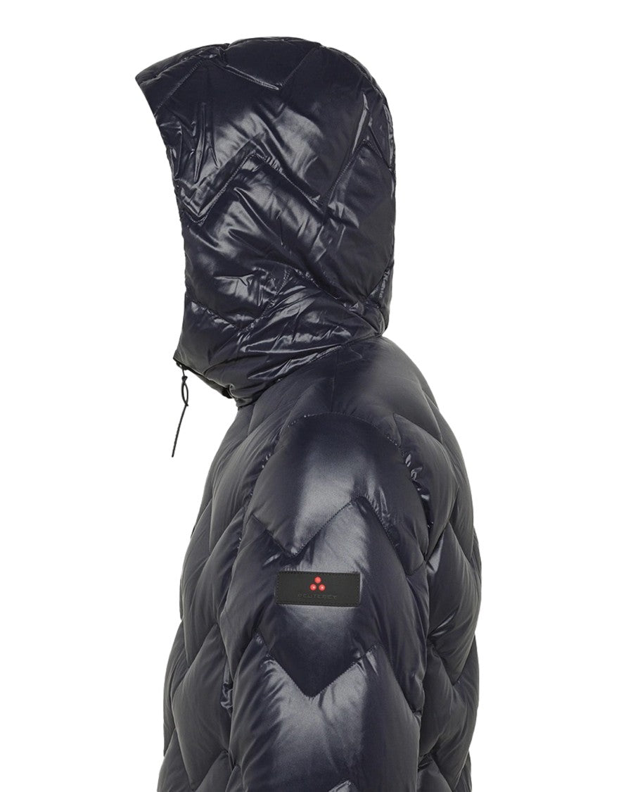 Peuterey Short Lightweight Puffer Jacket With Chevron Quilting