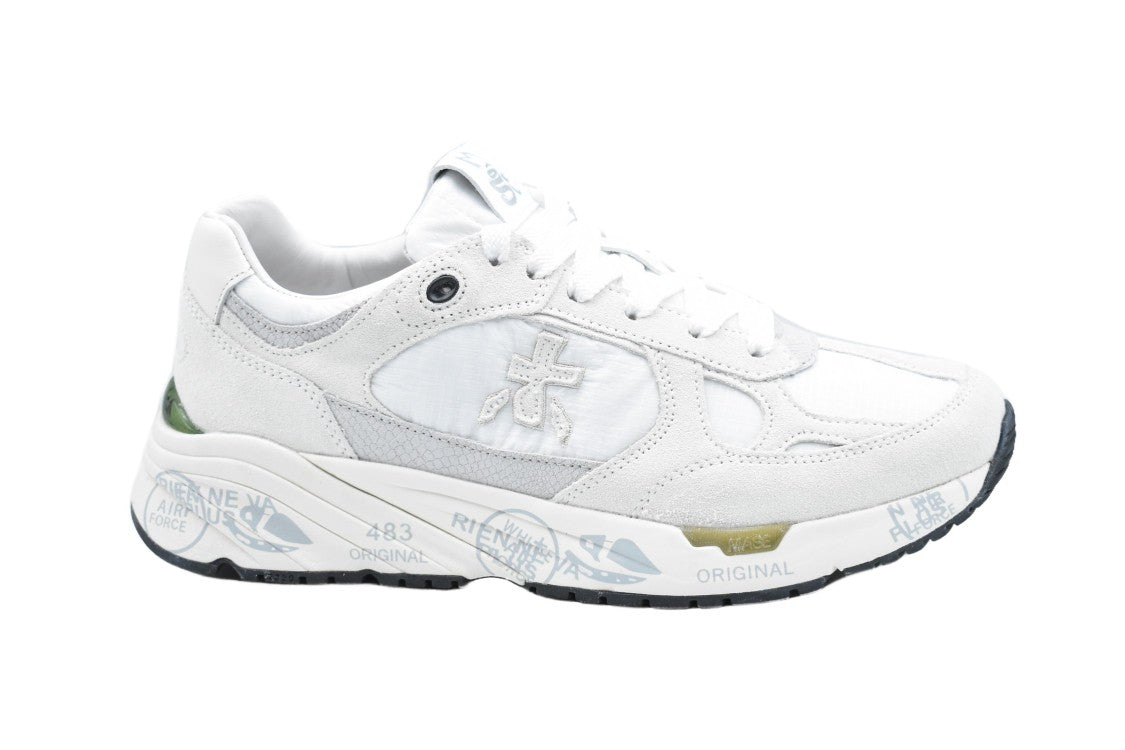 Premiata Low-Top Sneakers With Vibrant Contrast Details