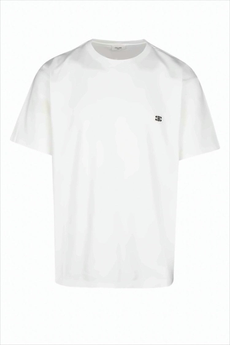 Celine Relaxed-Fit Cotton T-Shirt With Subtle Logo Detail