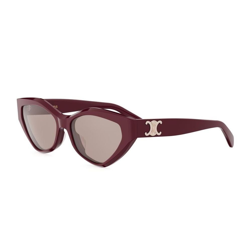 Celine Triomphe Acetate Cat-Eye Sunglasses With Triomphe Logo