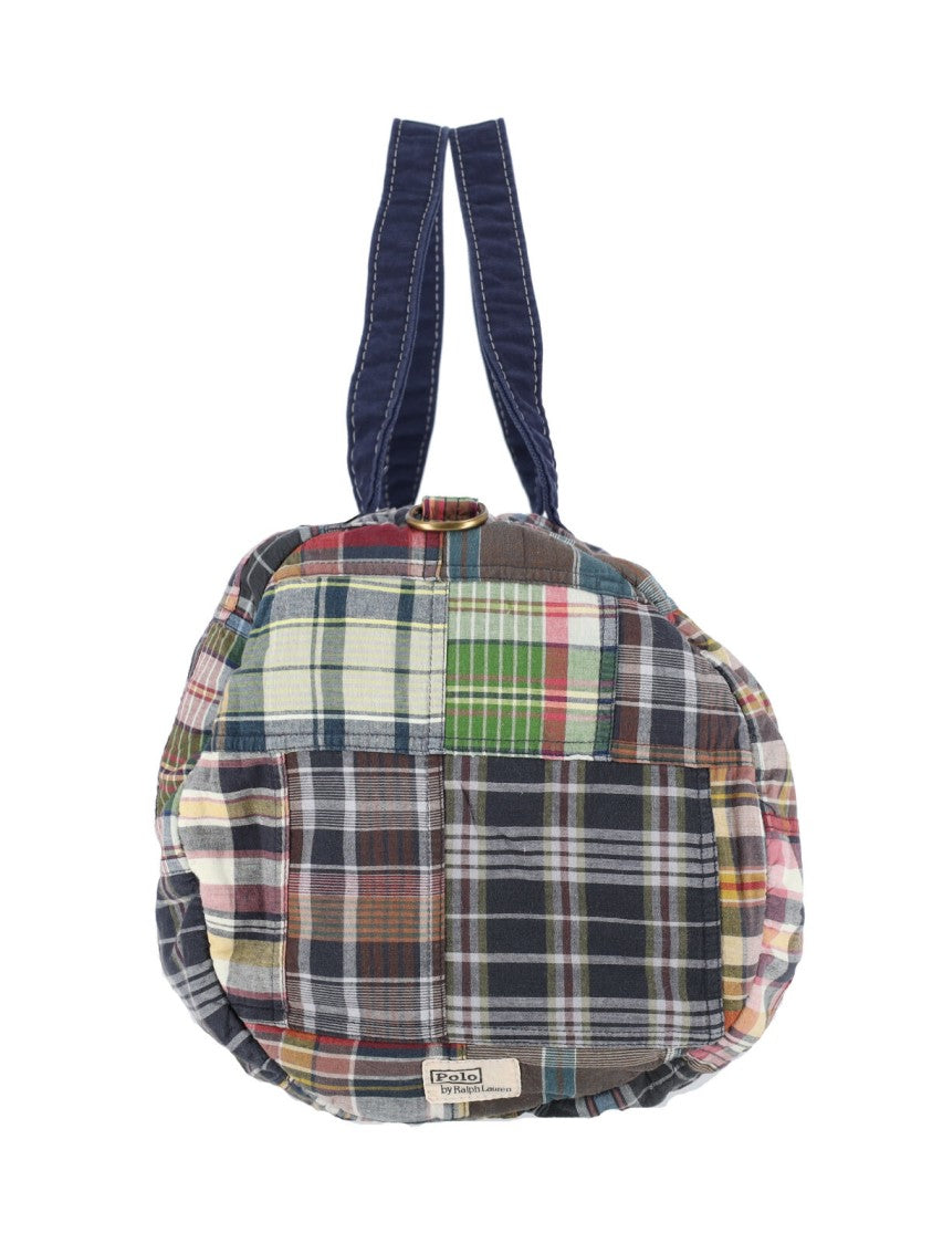 Polo Ralph Lauren Multicolor Patchwork Pattern Duffle Bag