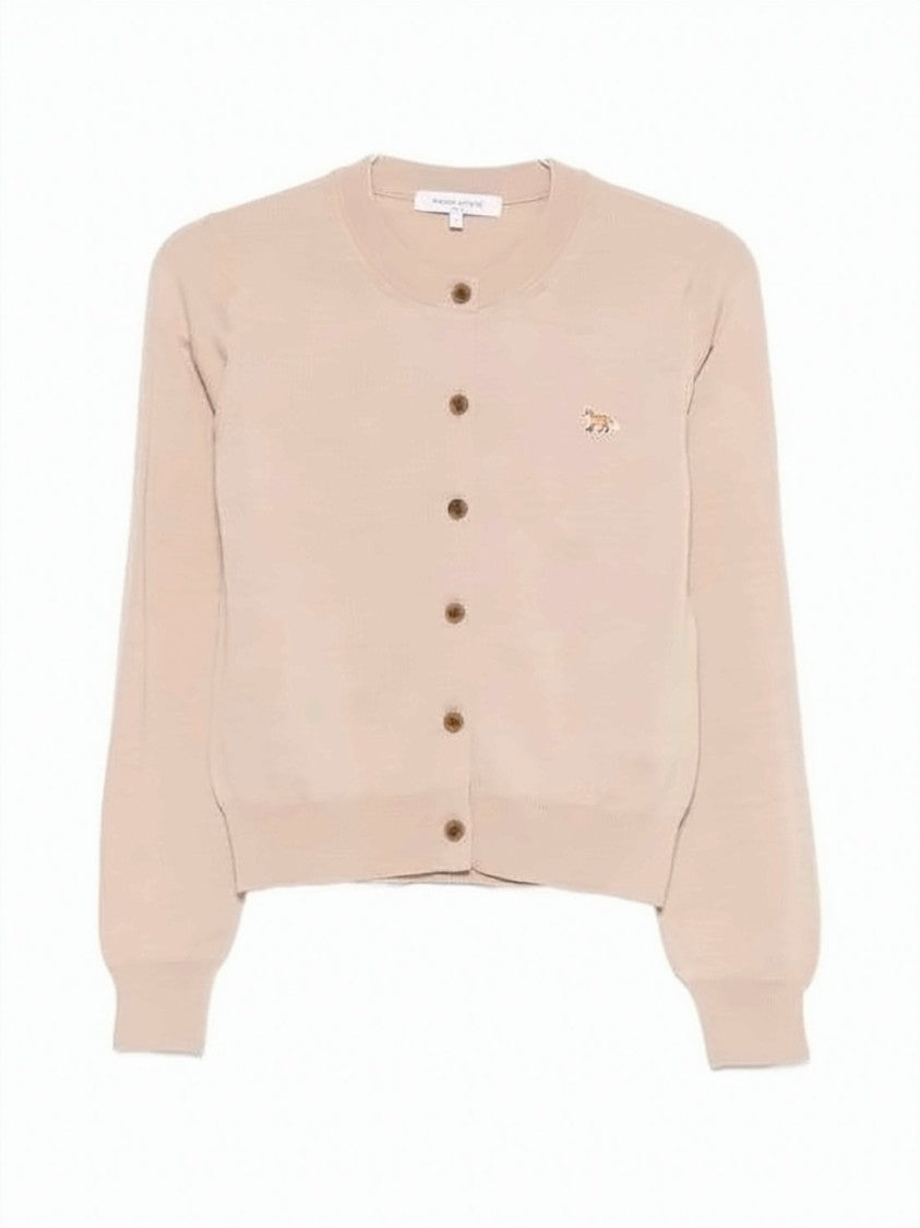 Maison Kitsuné Navy Baby Fox Merino Wool Cardigan