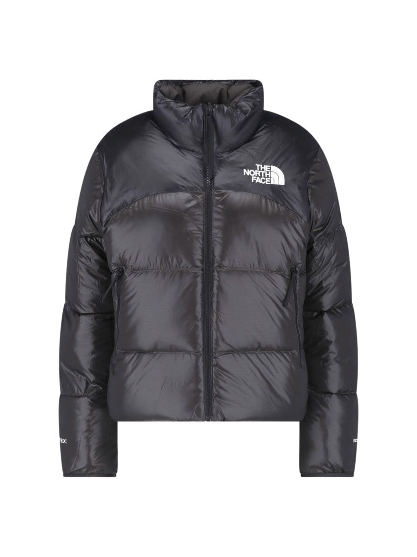 The North Face Grey Pertex Nuptse Reversible Puffer Jacket