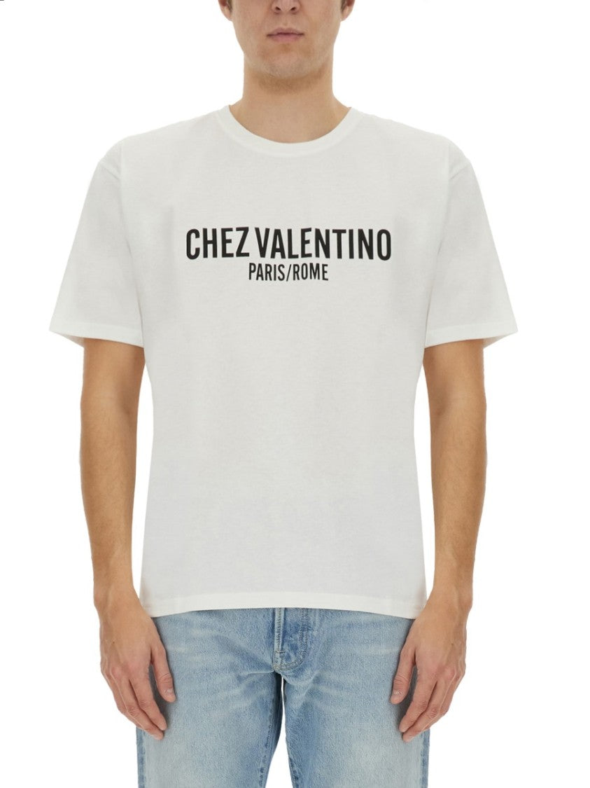 Valentino Cotton T-Shirt With Print