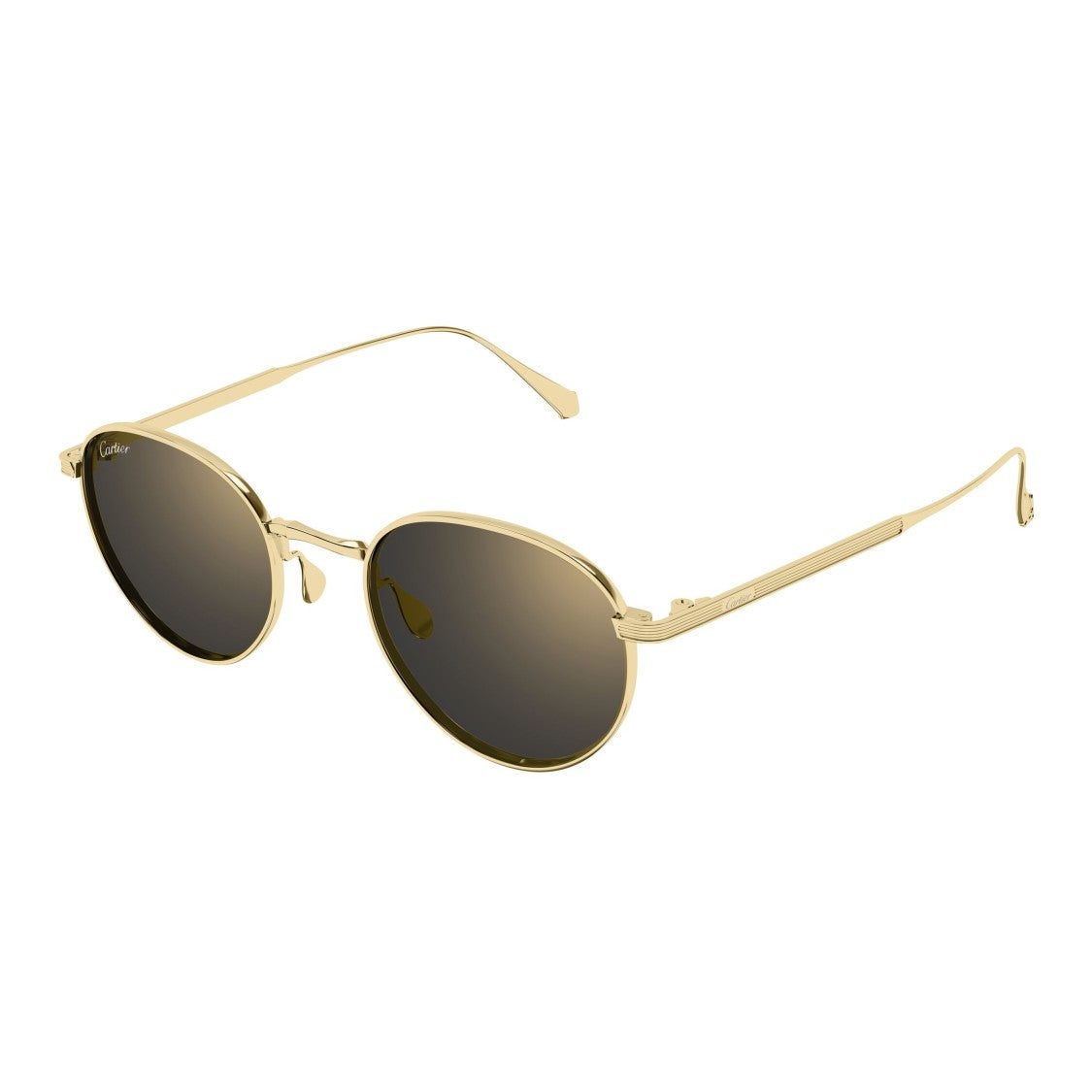 Cartier Ct0626s Round Titanium Sunglasses