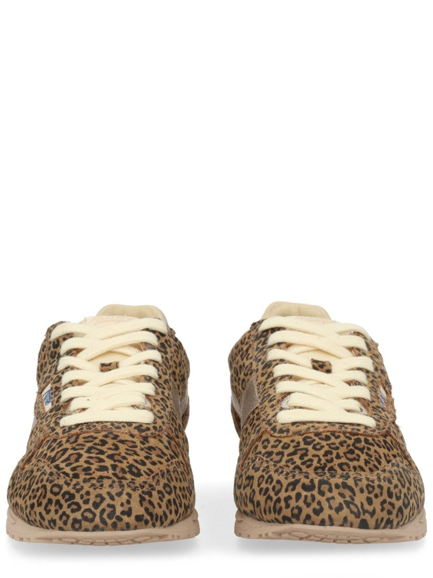 Autry Windspin Leopard Metallic Accents Sneakers