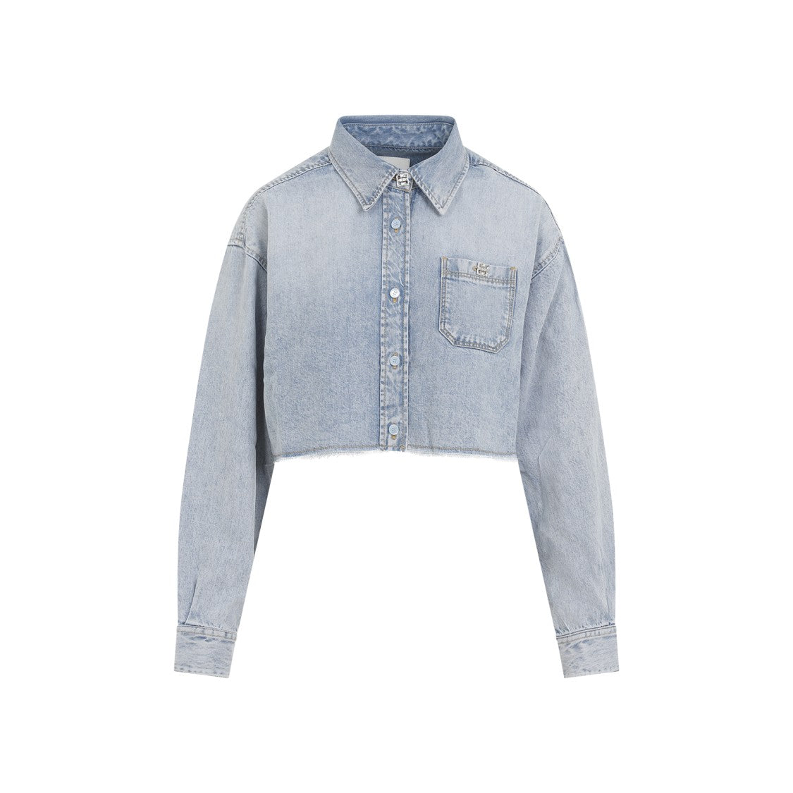 Givenchy Ice Blue Lyocell Shirt