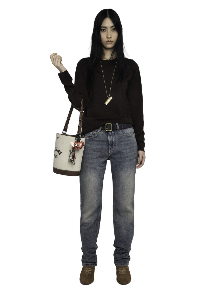 Zadig & Voltaire Cici Lc Patch Heart Sweater