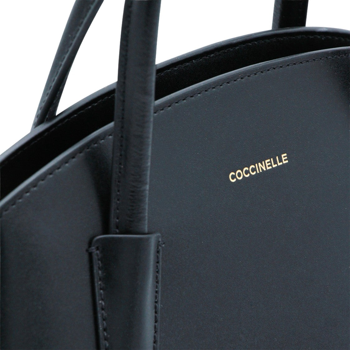 Coccinelle Structured Handbag With Curved Top