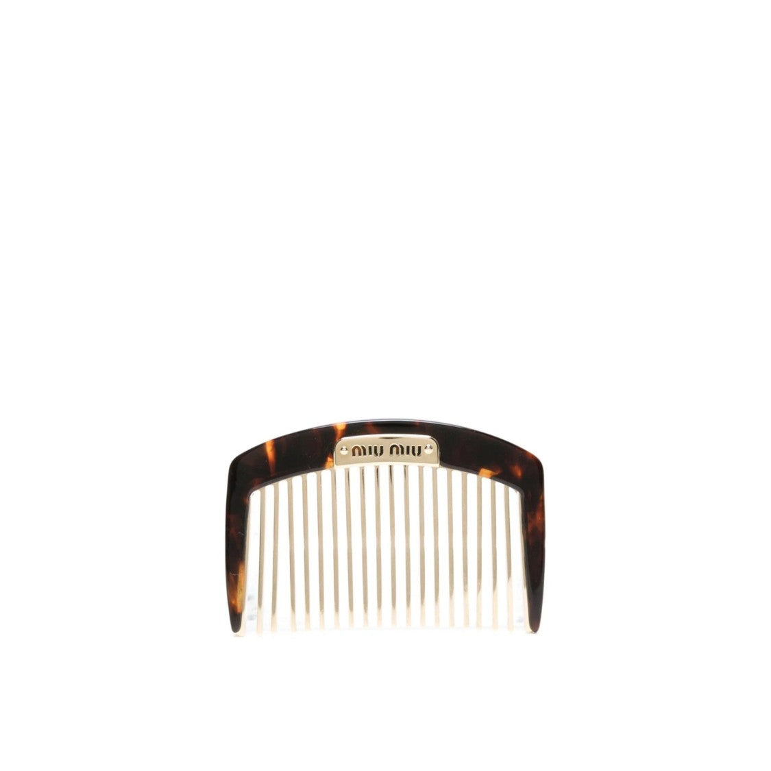 Miu Miu Hair Tortoiseshell Hair Comb