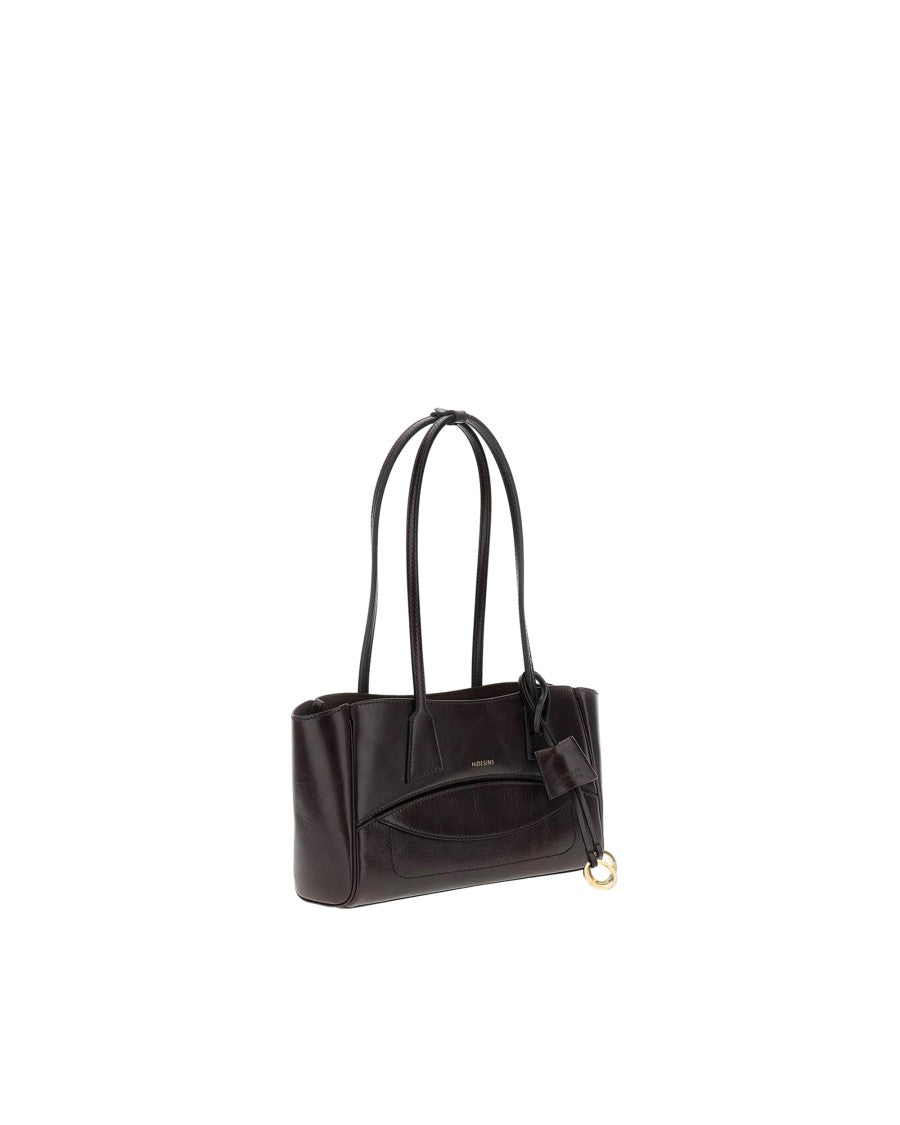 Hidesins Shopper S Rectangular Calf Leather Magnetic Closure Tote Bag