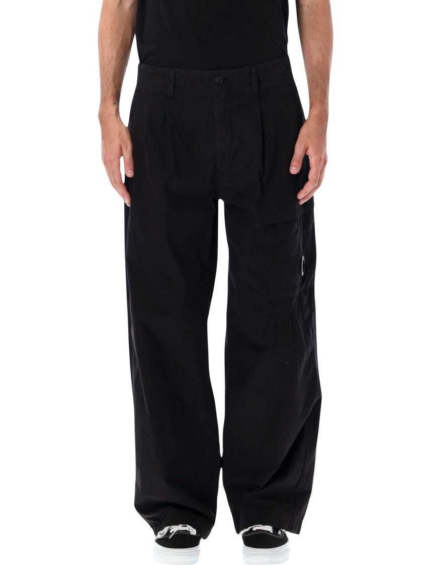 C.P. Company Boxy Pleats Cargo Pants With Utility Pockets And Nfc Technology