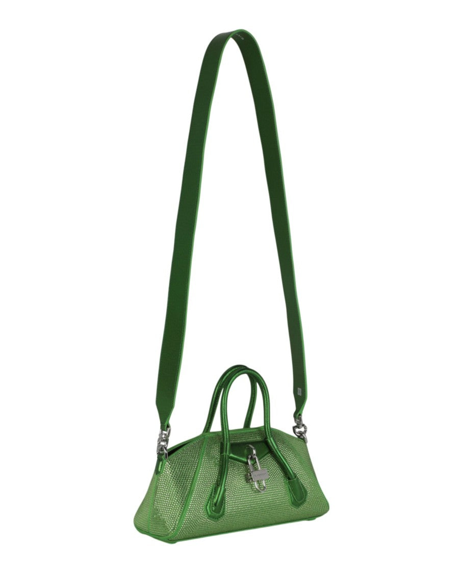 Givenchy Mini Antigona Stretch Top Handle Bag In Satin