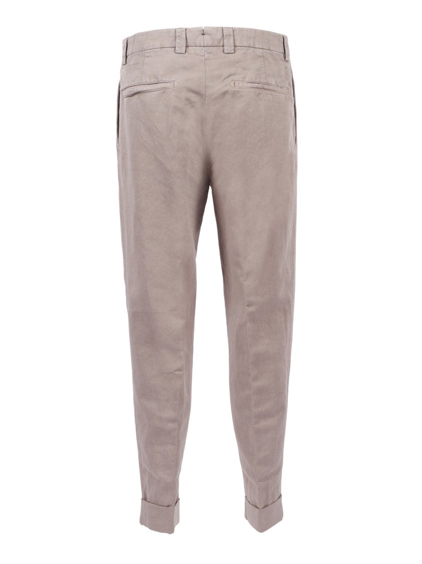 Berwich Multicolor Chiaia Relaxed Straight-Leg Pants