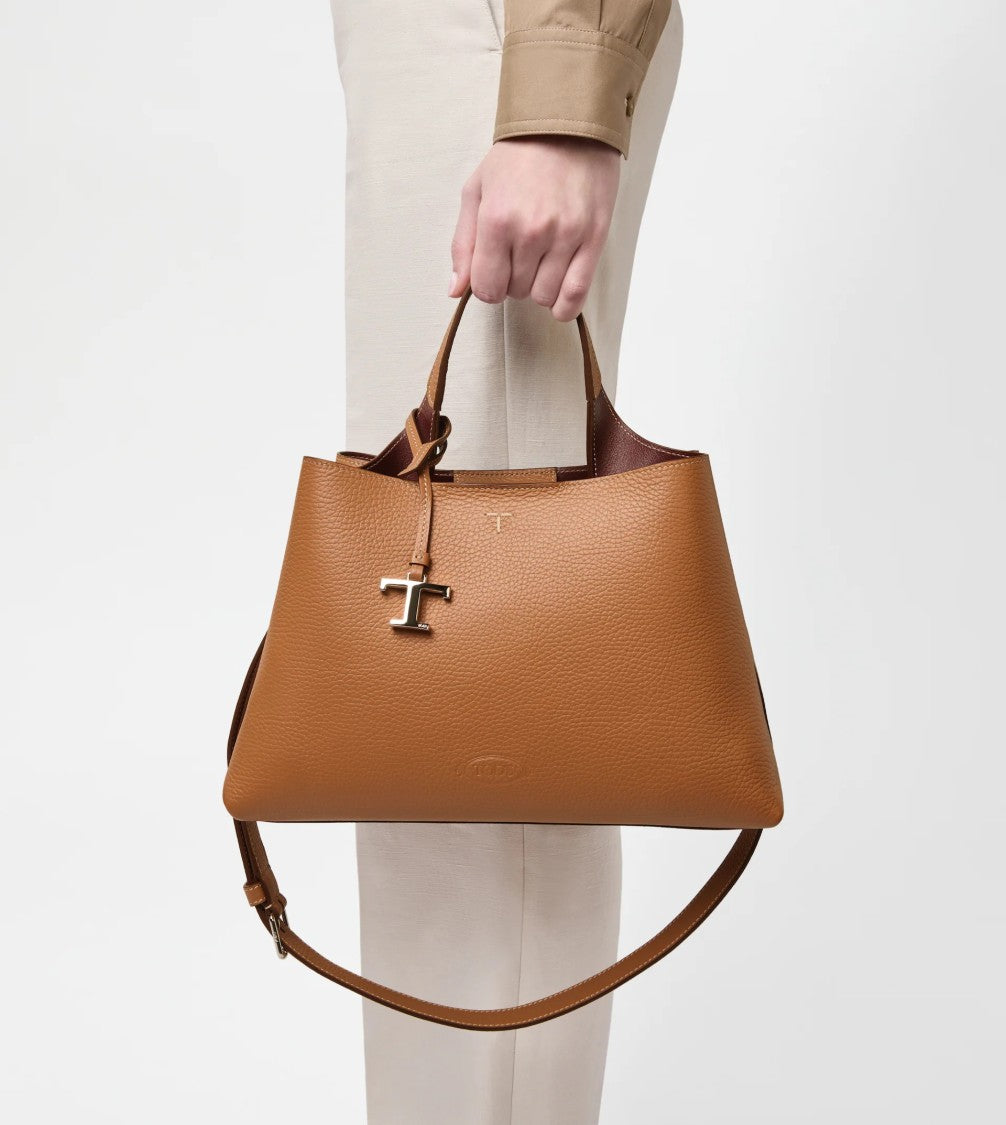 Tod's Dark Kenia Apa Top Handle Small Bag