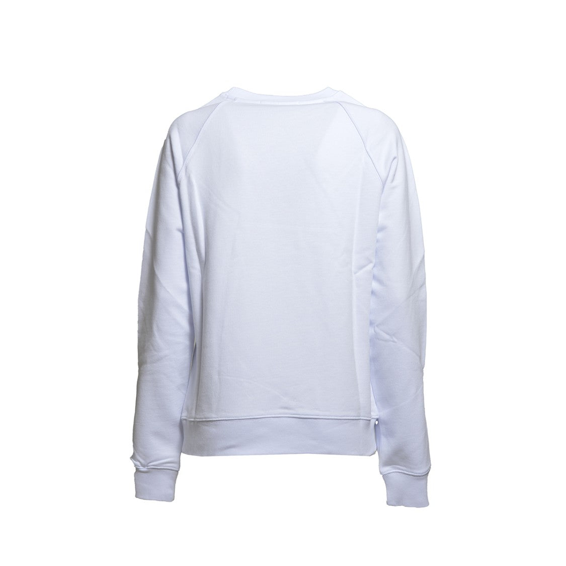 Msgm White Cotton Crewneck Sweatshirt