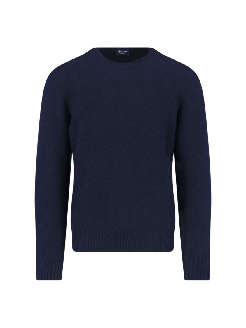 Drumohr Cashmere Sweater, Blue, Navy Tone