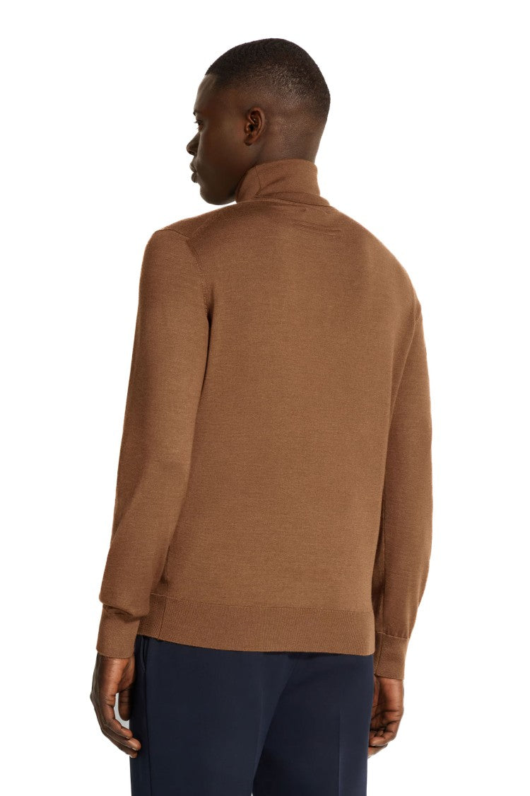 Zegna Cashseta Light Cashmere-Silk Turtleneck Sweater