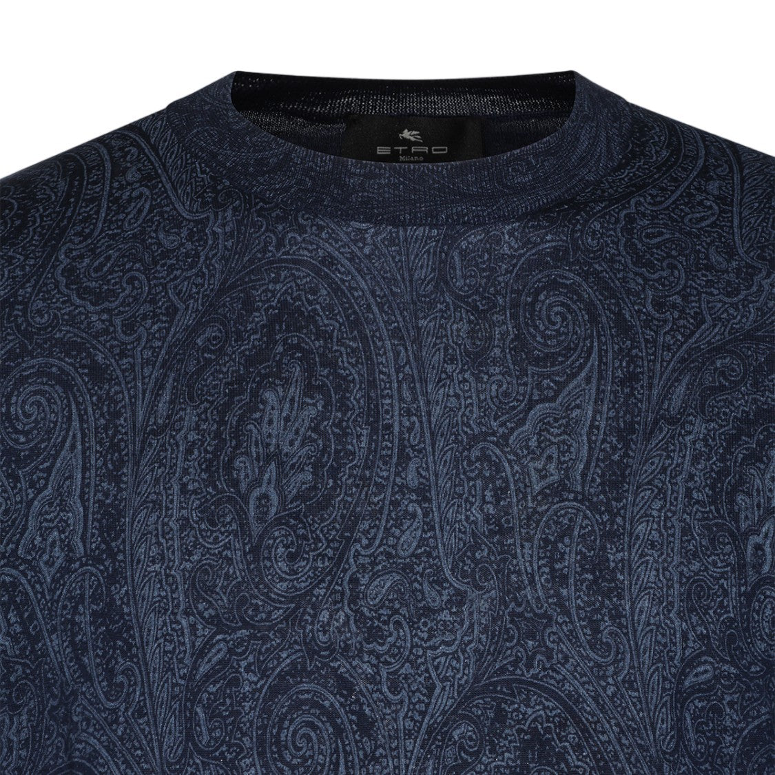 Etro Intricate Paisley Pattern Crew Neck Sweater